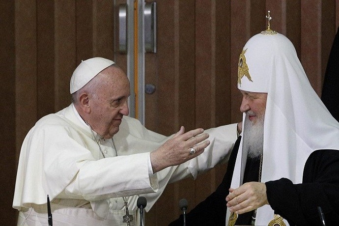 PopeFrancis Kirill 07